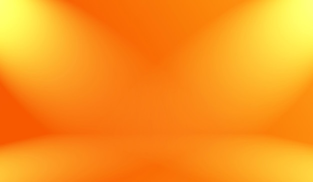 Projeto de layout de fundo laranja suave abstrato, estúdio, sala, modelo da web, relatório de negócios com cor gradiente de círculo suave