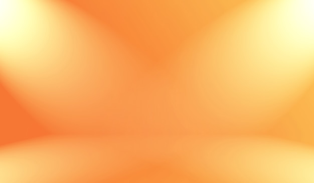 Projeto de layout de fundo laranja suave abstrato, estúdio, sala, modelo da web, relatório de negócios com cor gradiente de círculo suave