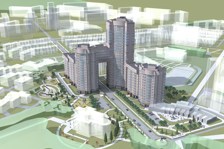 Projeto de novo edifício residencial