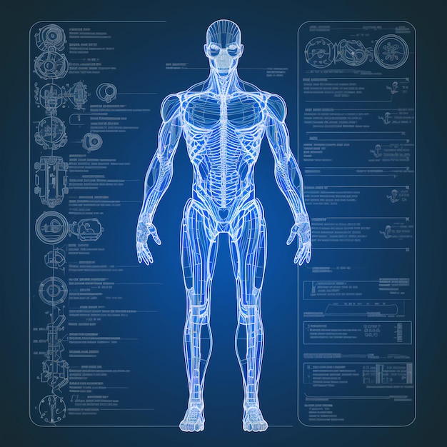 Projeto de um robô ciborgue humanóide