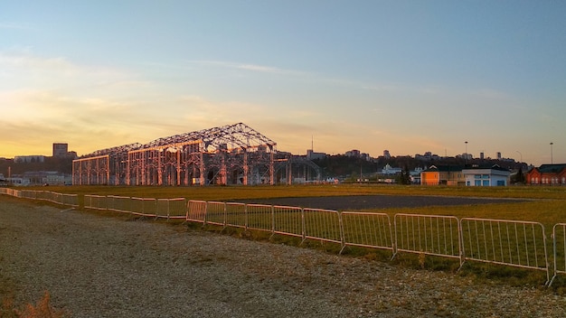 Promenade im Morgengrauen. Nischni Nowgorod