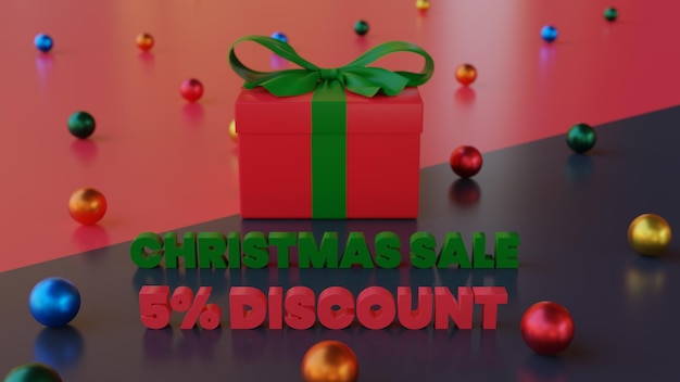 Promoção de Natal com 5% de desconto