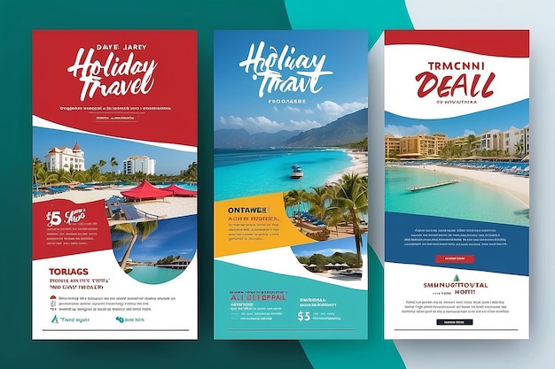 Promoção de ofertas de viagens de férias