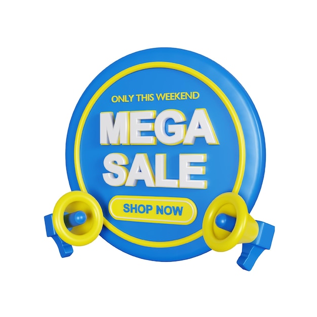 Promoción de gran venta 3d