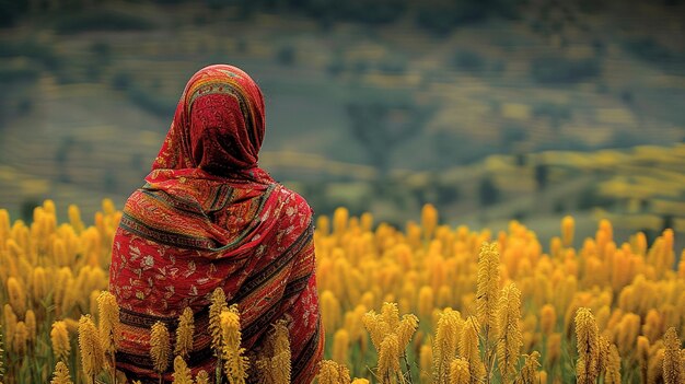 Foto promover los derechos de las mujeres a la propiedad de la tierra