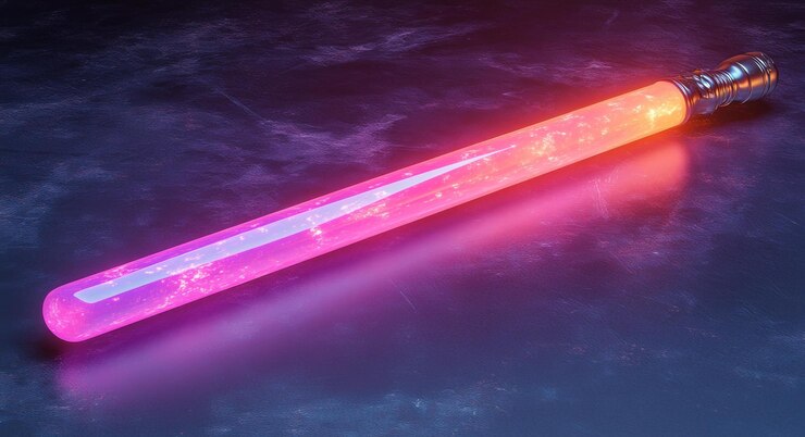 Foto prop lightup lightsaber con varillas claras