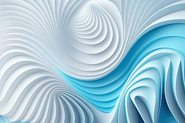 Para proporcionar un fondo de ondas abstractas Fondo geométrico blanco discreto