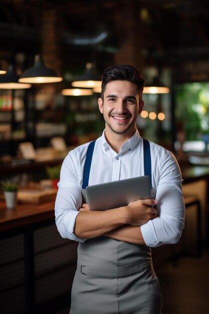 proprietário de uma pequena empresa online