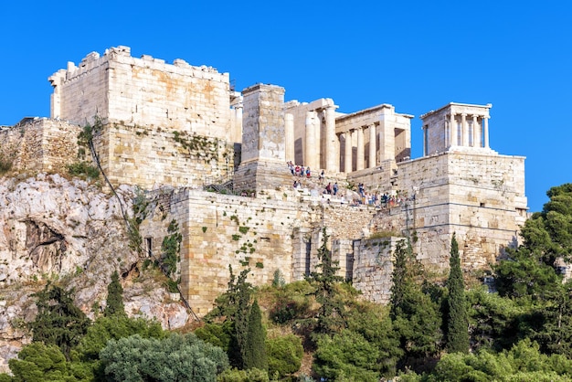 Propylaea de la Acrópolis en Atenas Grecia