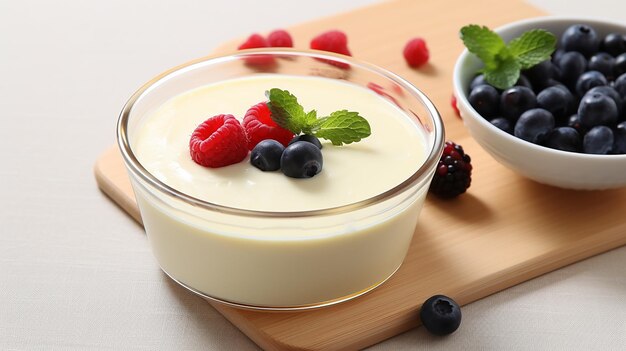 Proteinpudding aus Vanille