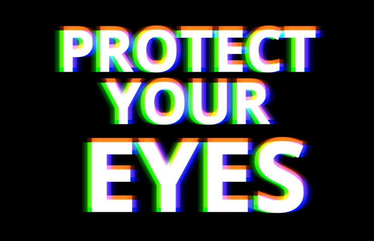 Foto proteja su fondo de ilustración de ojos