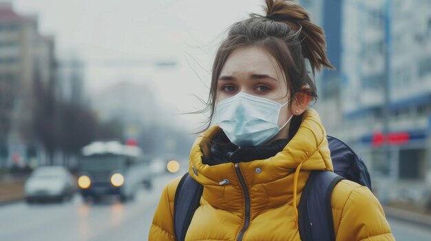 Foto protéjase a sí mismo y a sus seres queridos con un dispositivo portátil para monitorear la calidad del aire la salud comienza con el aire limpio