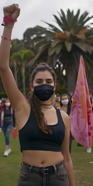 Foto protesta contra la injusticia