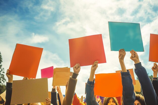 Protesta por los derechos en el Día del Trabajo