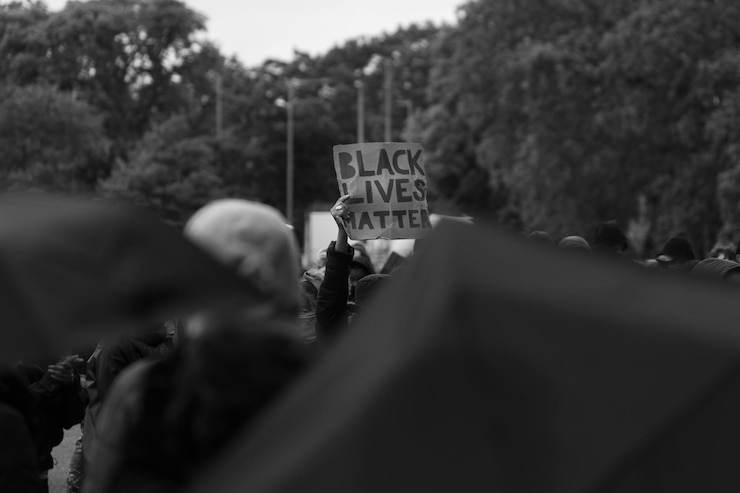 Foto protesto de vidas negras são importantes - blm 2020