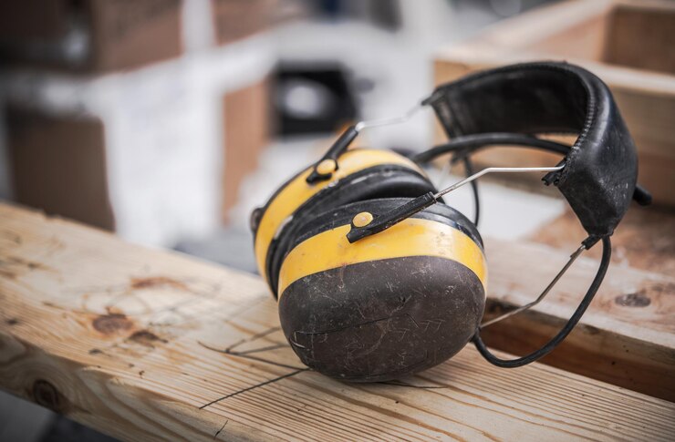 Foto protetores auriculares de redução de ruído
