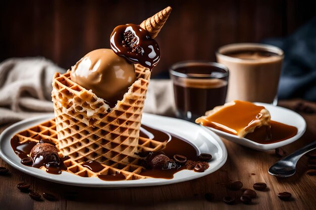 Foto prove as experiências mágicas de comida deliciosa a ia gerou a melhor foto de comida