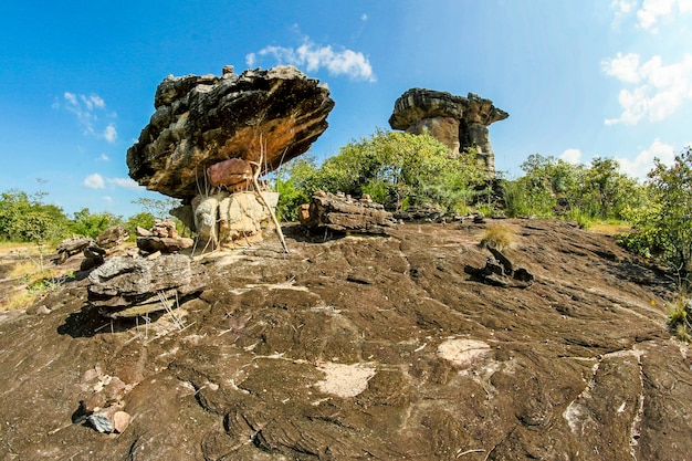 Provinz Thailands Stonehenge-Sao Chaleang-ubonratchathani, Thailand