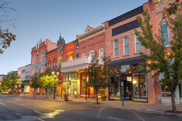 Provo Utah USA in der Innenstadt auf der Center Street