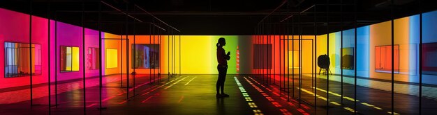 proyecto sato sabuko instalación multicolor samfruena al estilo de carrie mae weems