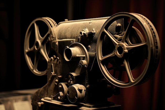 proyector de películas retro