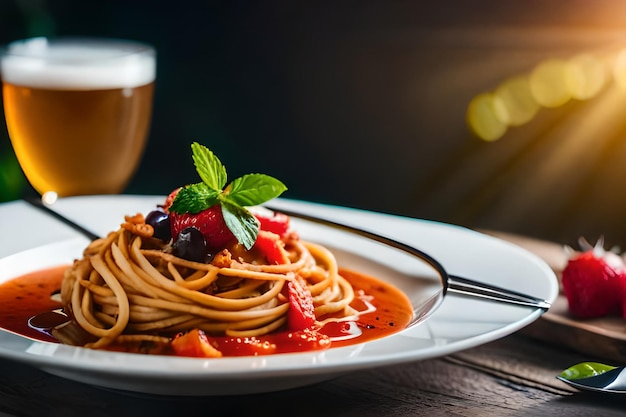 Pruebe la magia Experiencias gastronómicas deliciosas La mejor foto de comida generada por IA