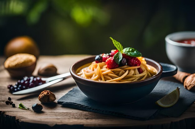 Pruebe la magia Experiencias gastronómicas deliciosas La mejor foto de comida generada por IA