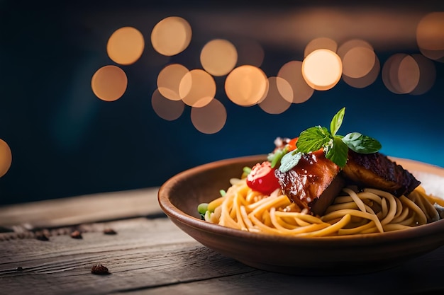 Pruebe la magia Experiencias gastronómicas deliciosas La mejor foto de comida generada por IA