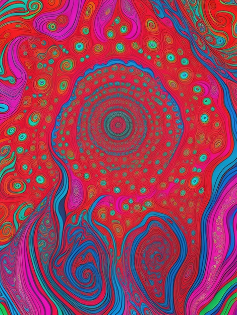 Psychedelische Hintergrundtapeten