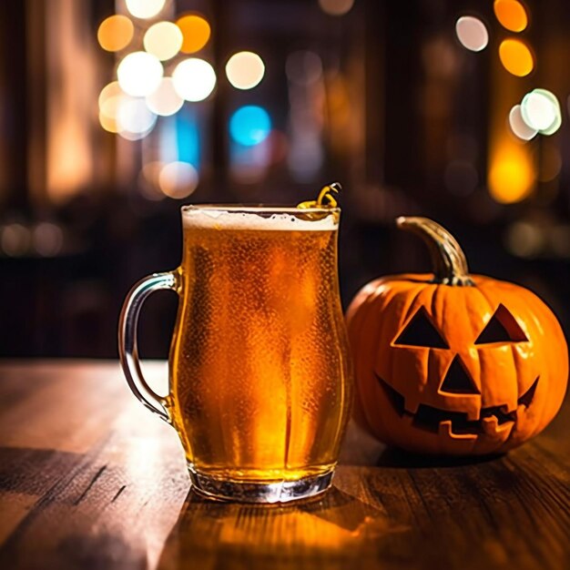 Pub cervecería jardín hierba verde sonrisa Fiesta de Halloween Organiza una fiesta de Halloween espeluznante