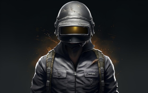 PUBG-Spiellogo mit Suited Man