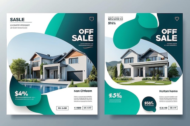 Publicidad en las redes sociales para la ubicación de la oferta de venta Venta de características de la casa de forma