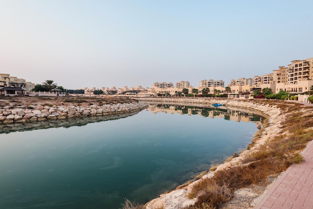 Pueblo de Al Hamra al amanecer