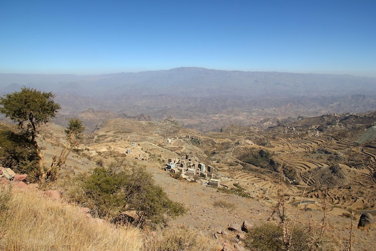 Foto pueblo de al hatab en yemen