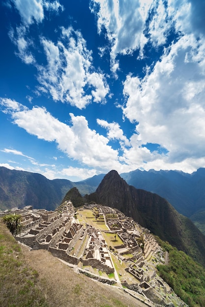 Pueblo antiguo de machu picchu