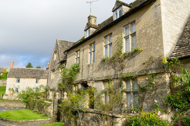 El pueblo de Bibury, Cotswolds, Arlington Row Inglaterra