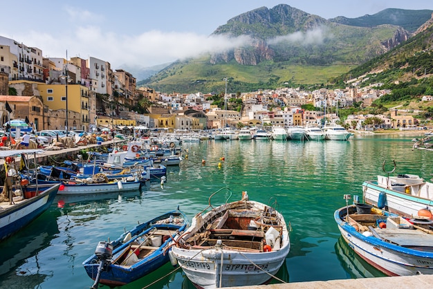 Pueblo de castellammare del golfo