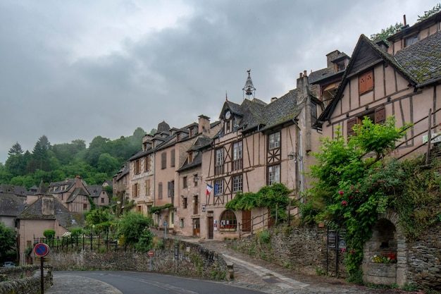 Pueblo de Conques en Francia