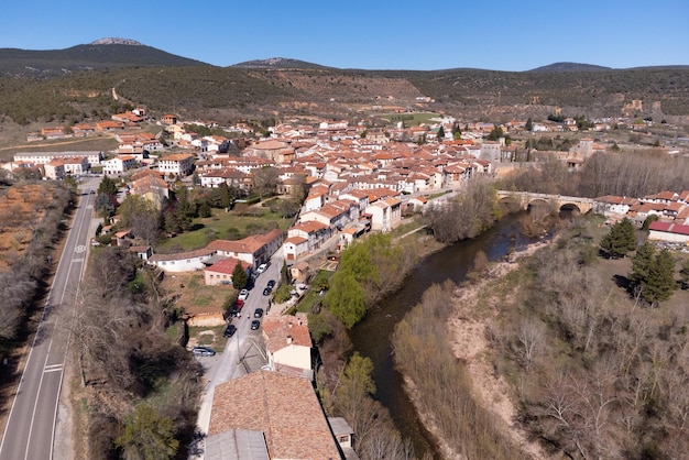 Pueblo de Covarrubias en Burgos