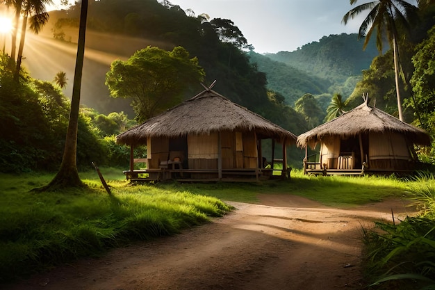 un pueblo escondido en la selva