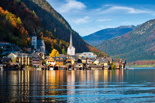 Pueblo de Hallstatt Austria