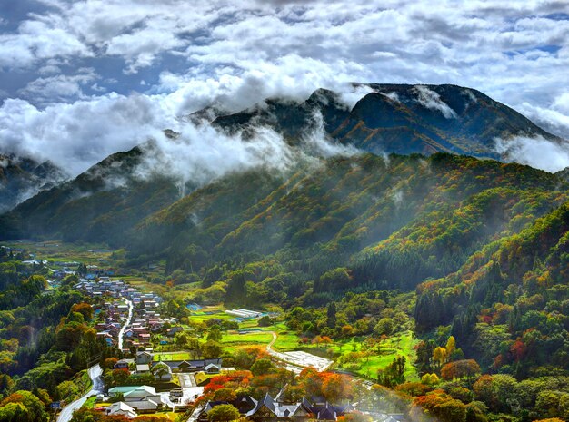 Foto pueblo japonés