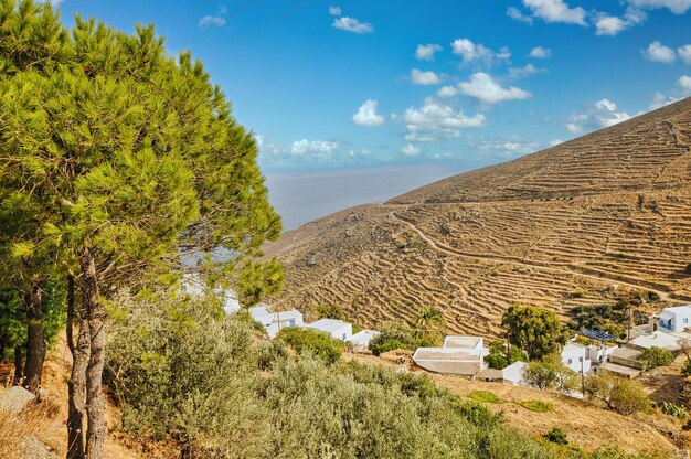 Pueblo de Kallitsos en Serifos Grecia