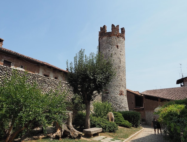 Pueblo medieval de Ricetto en Candelo