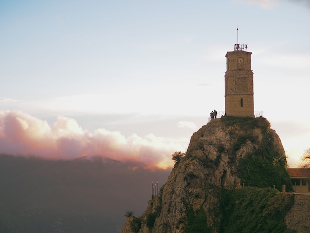 Pueblo de montaña Arachova, Grecia.