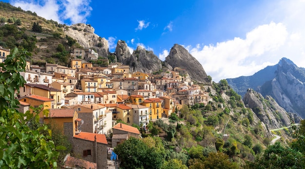 Pueblo de montaña Castelmezzano