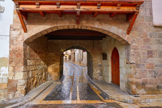 Pueblo de mora de rubielos en teruel españa