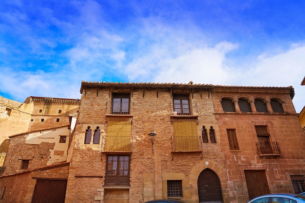 Pueblo de mora de rubielos en teruel españa