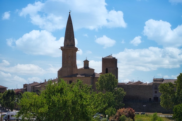 Pueblo de Olite en Navarra Valle del Baztan España