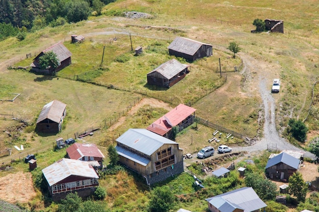 Pueblo de Omalo en Tusheti Georgia